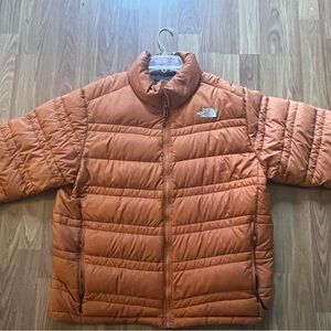 Orange Northface Puffer Jacket